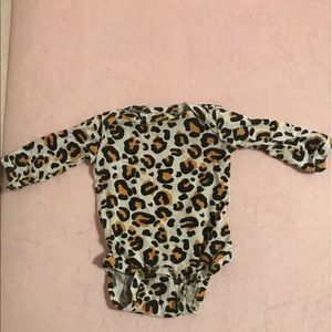 Spearmint LOVE Long Sleeve Bodysuit in Leopard